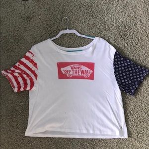 patriotic vans XL graphic tee